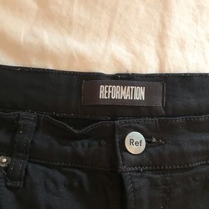 Reformation wide leg jeans